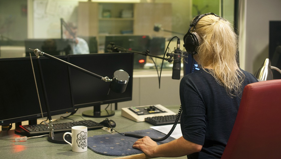 woman in studio